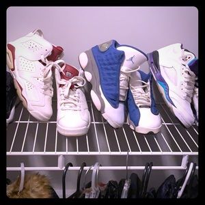 Jordan’s: Grapes 5s, French Blues, Maroon 6s